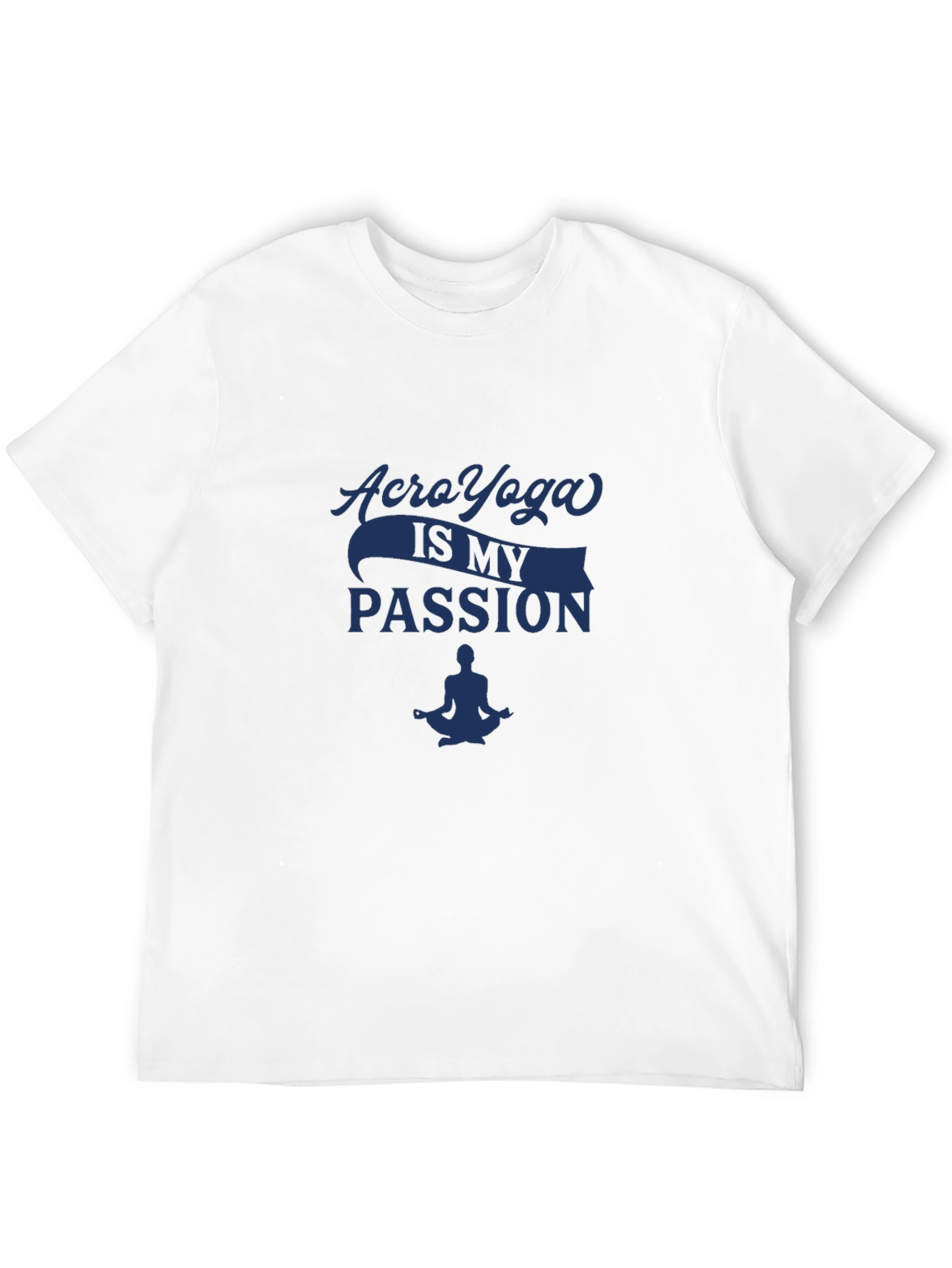 Acro Yoga Passion T-Shirt - Meditation Design