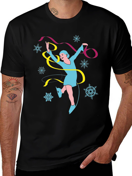 Figure Skating Black T-Shirt