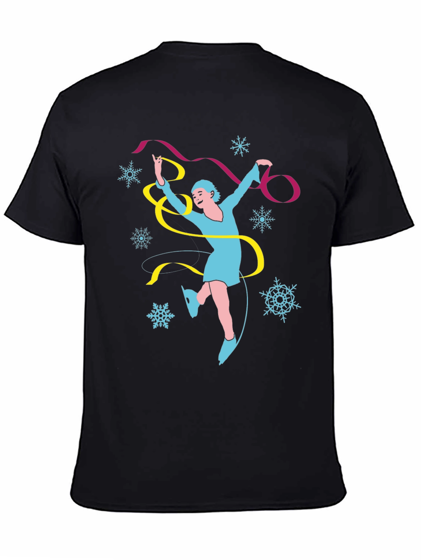 Figure Skating Black T-Shirt