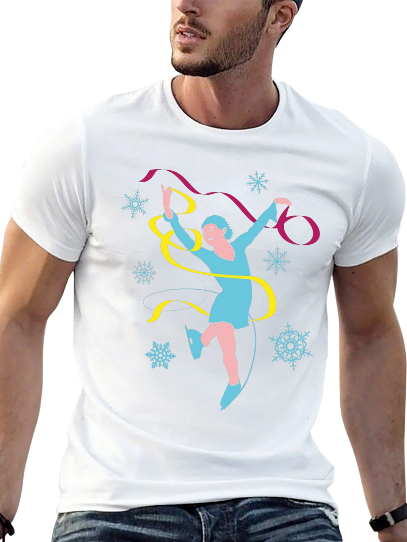 Figure Skating Black T-Shirt