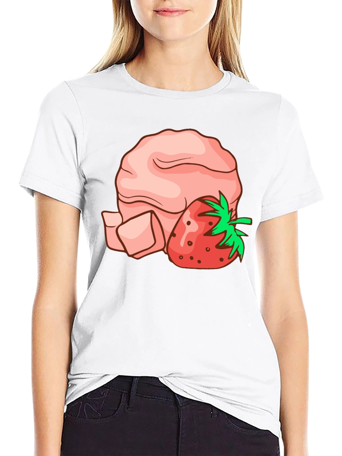 Strawberry Shortcake Graphic Tee - Soft Cotton Blend