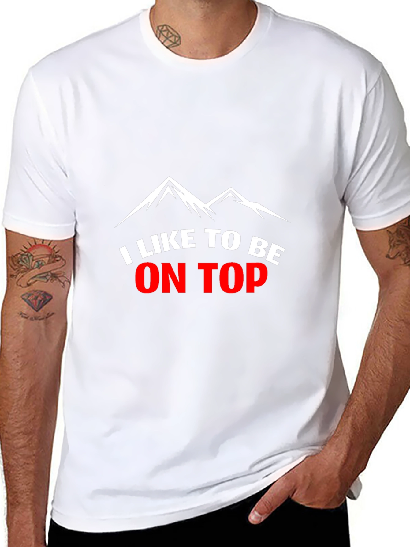 I Like to Be on Top Graphic Tee