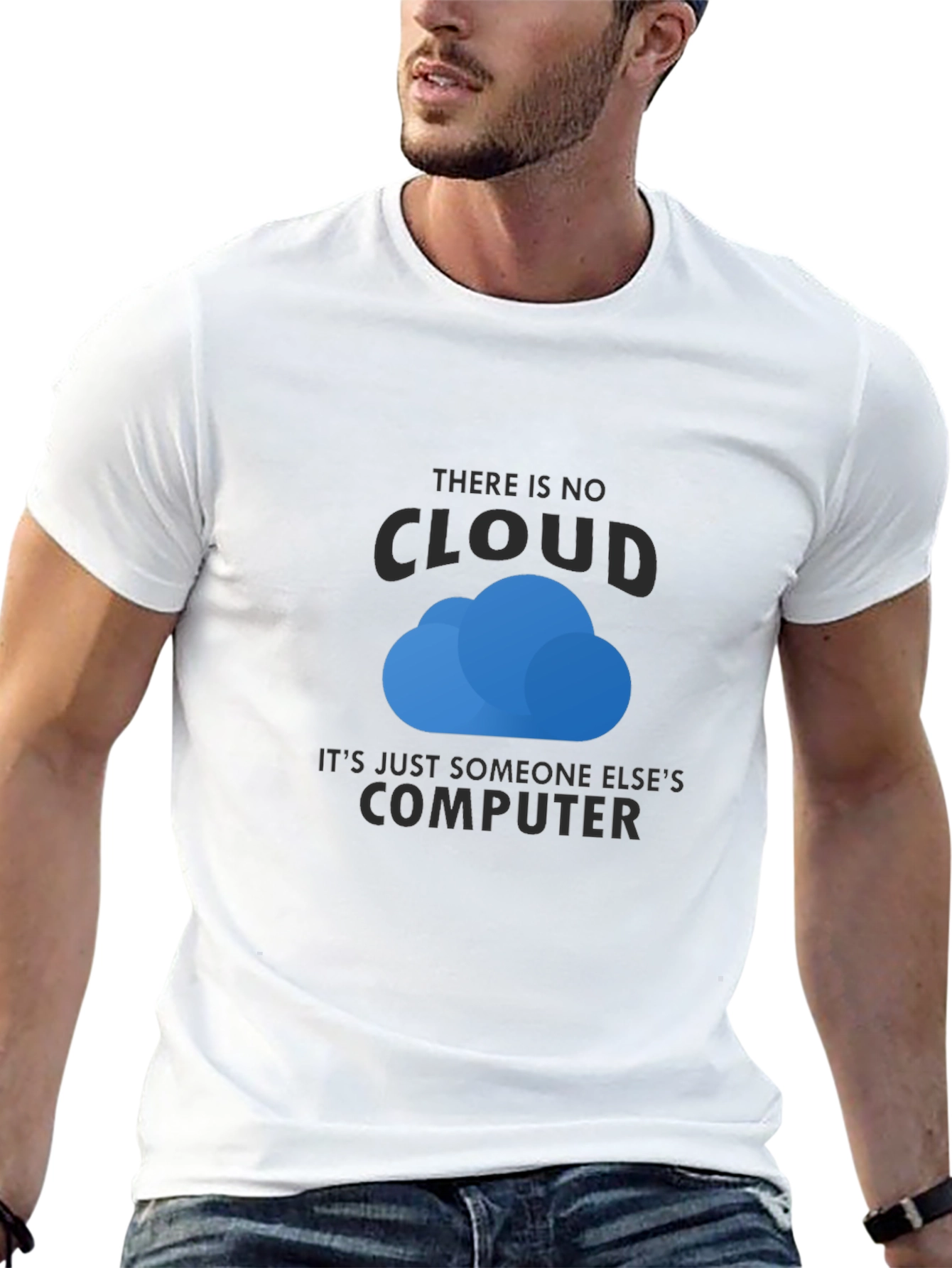 There is No Cloud T-Shirt - Funny Techie Tee