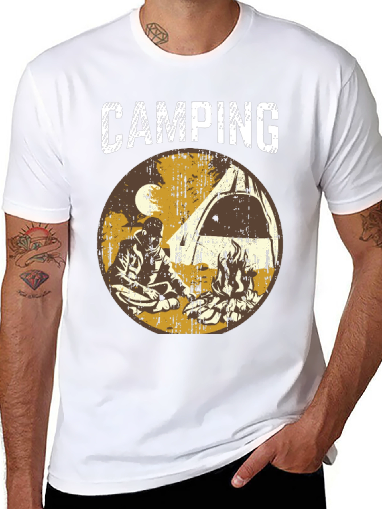 Camping Graphic T-Shirt - Adventure Ready