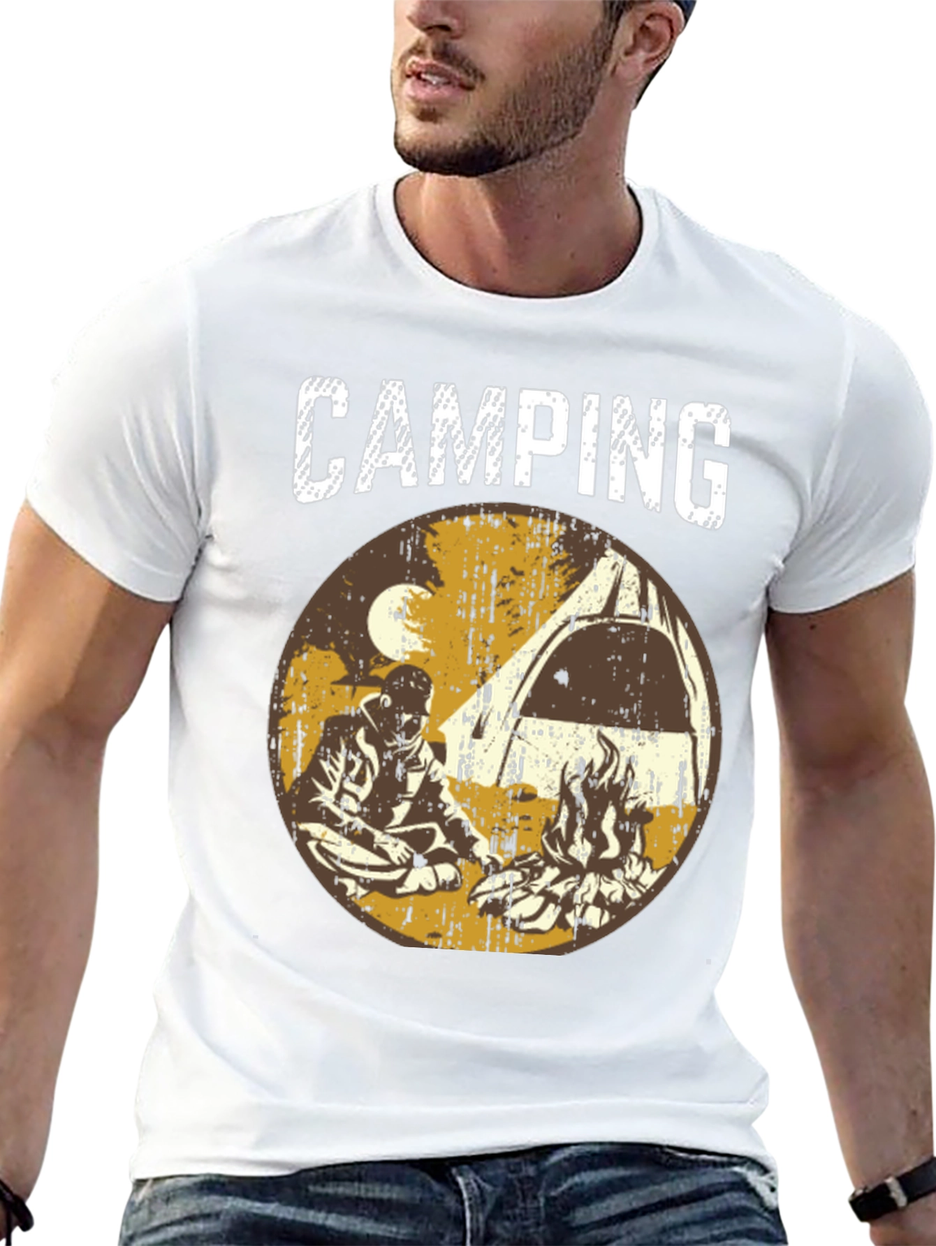 Camping Graphic T-Shirt - Adventure Ready