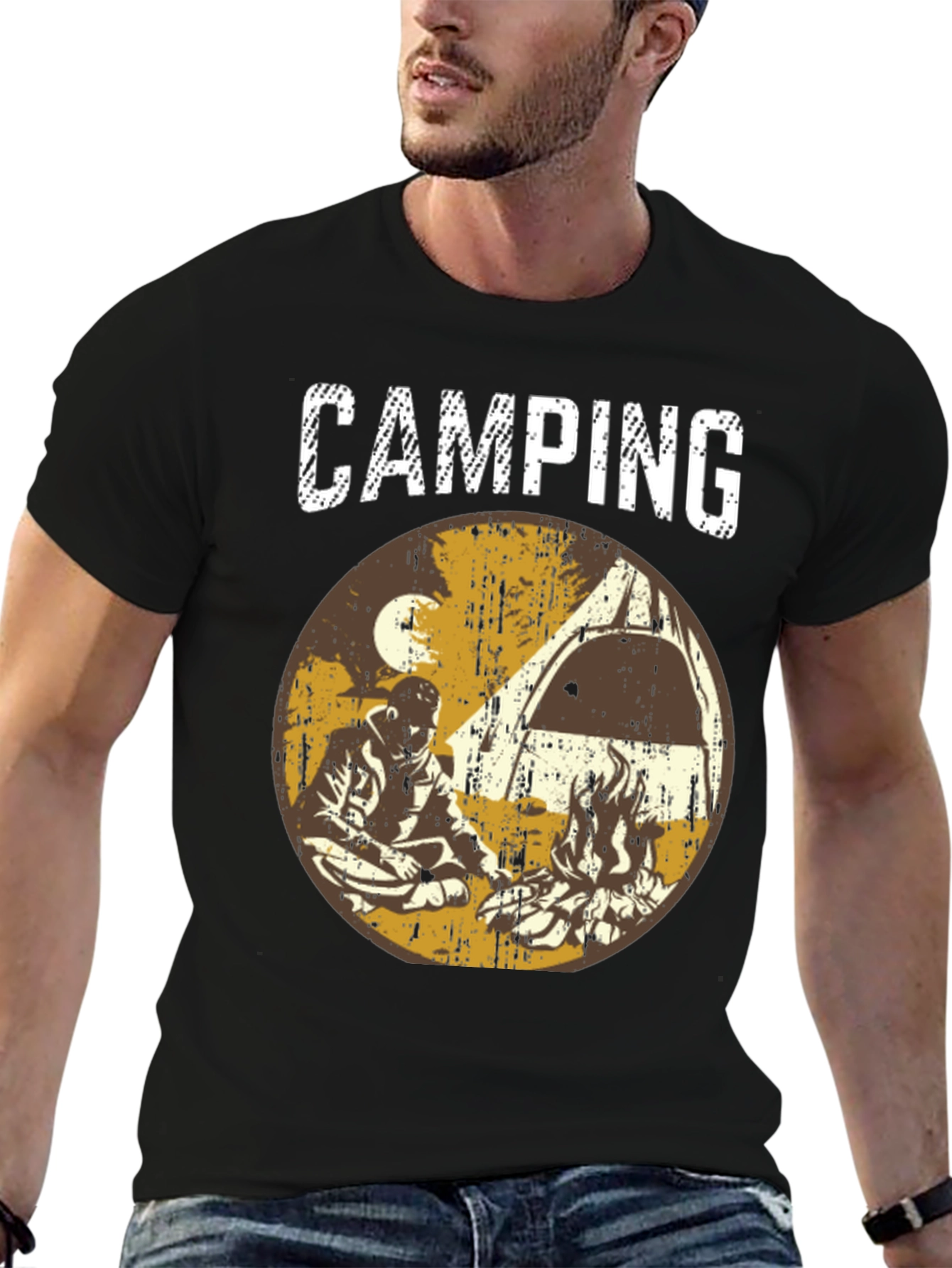 Camping Graphic T-Shirt - Adventure Ready