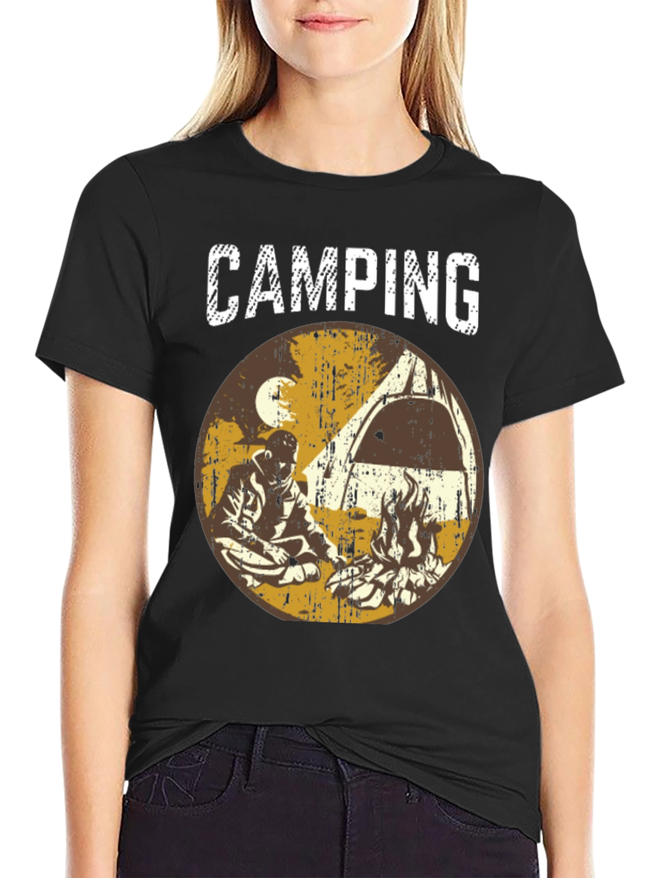 Camping Graphic T-Shirt - Adventure Ready