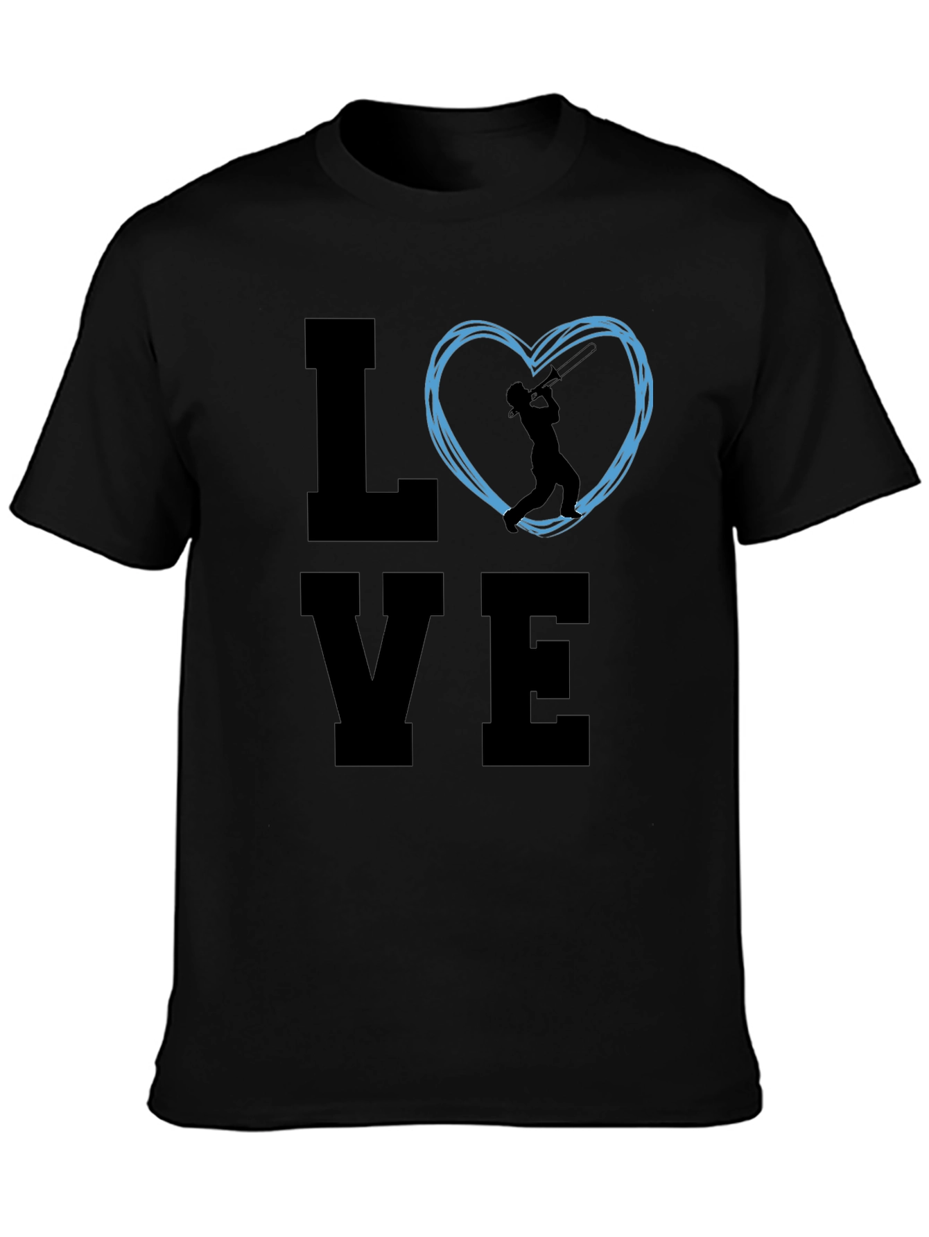 Love Cricket Graphic T-Shirt - Black