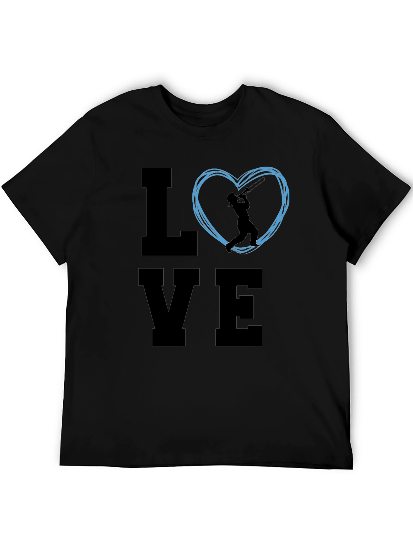 Love Cricket Graphic T-Shirt - Black