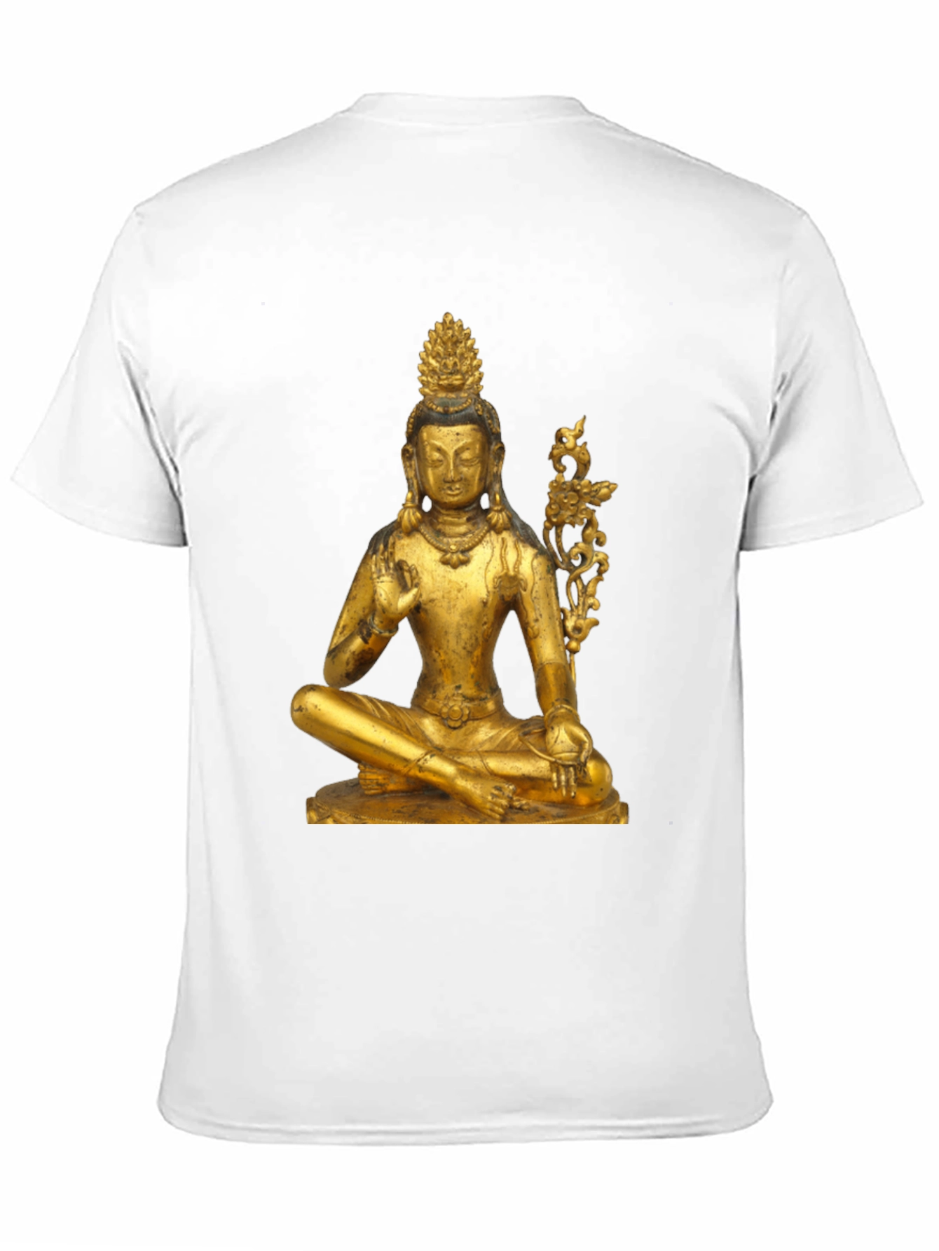 Golden Buddha Graphic Tee - Unisex Black T-Shirt