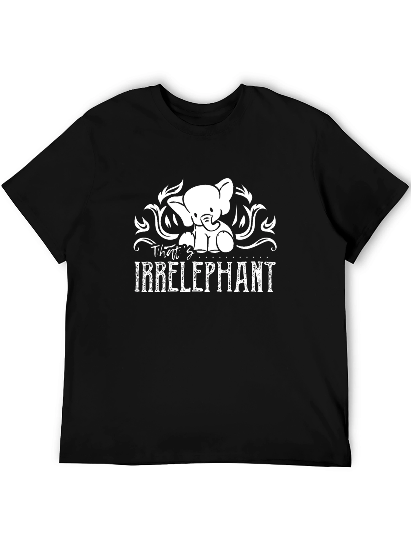 Irrelephant Graphic T-Shirt - Cute Elephant Design