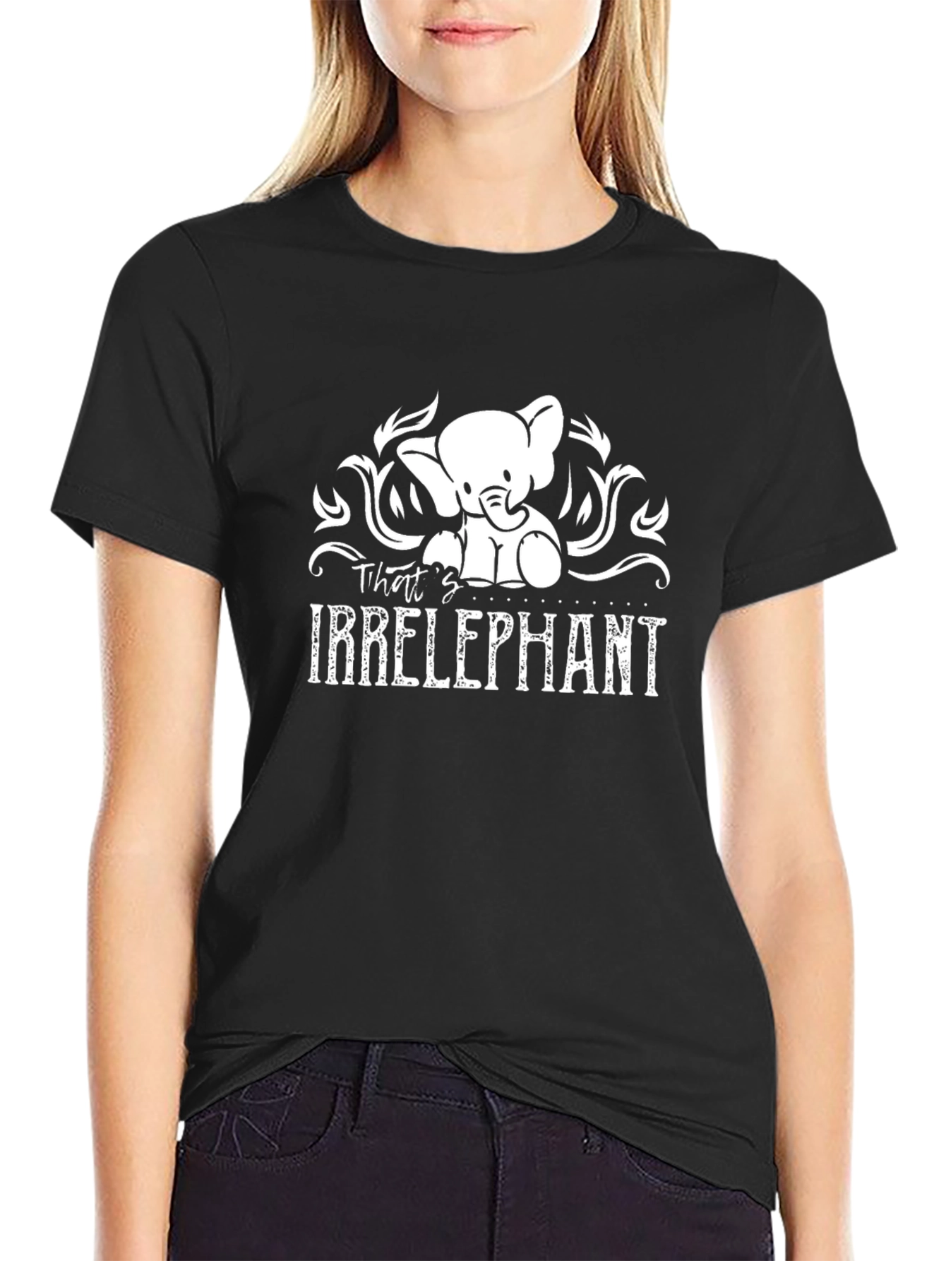 Irrelephant Graphic T-Shirt - Cute Elephant Design