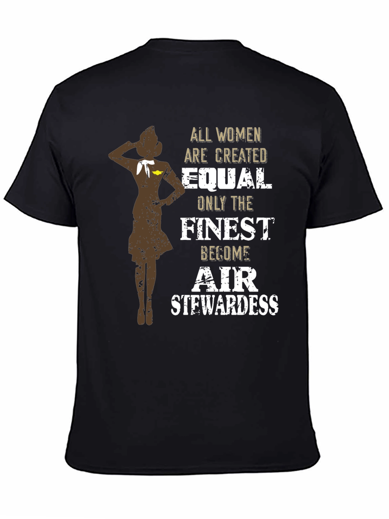 Finest Air Stewardess T-Shirt - Womens Aviation Tee