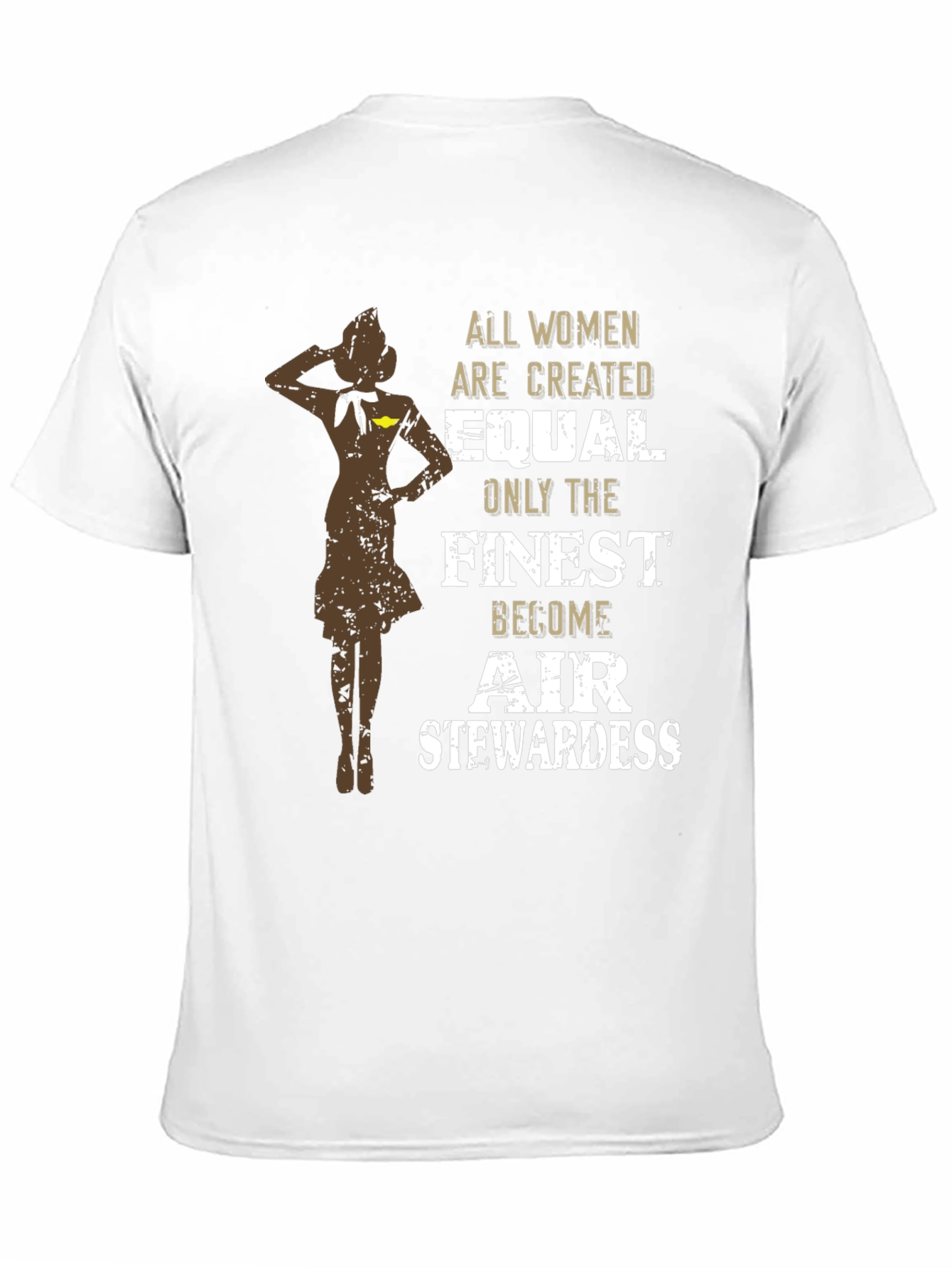 Finest Air Stewardess T-Shirt - Womens Aviation Tee