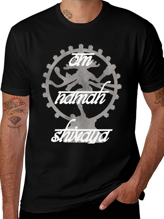 Om Namah Shivaya Graphic Tee - Spiritual Yoga Shirt