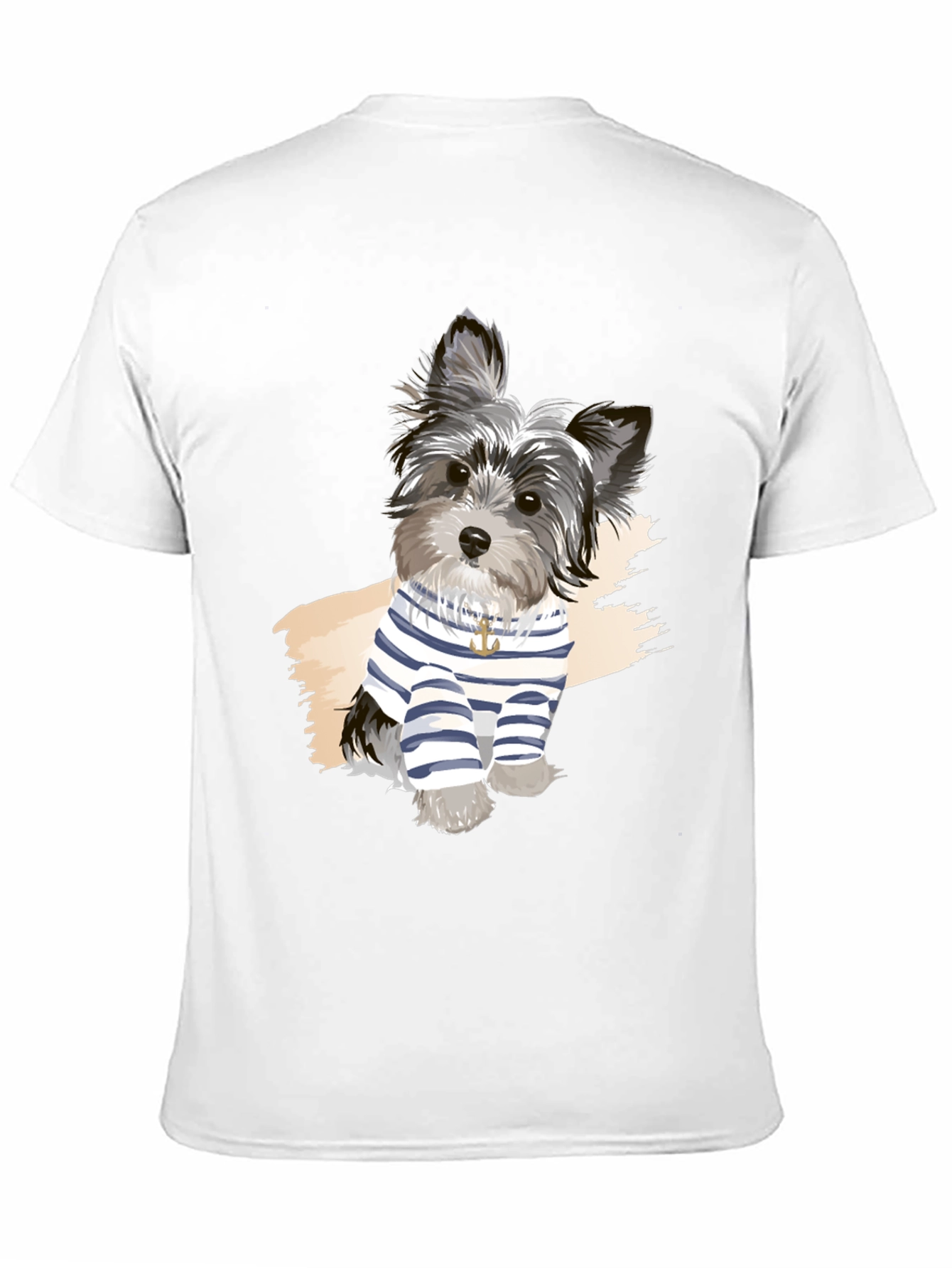 Dog Graphic Tee - Black Short Sleeve T-Shirt