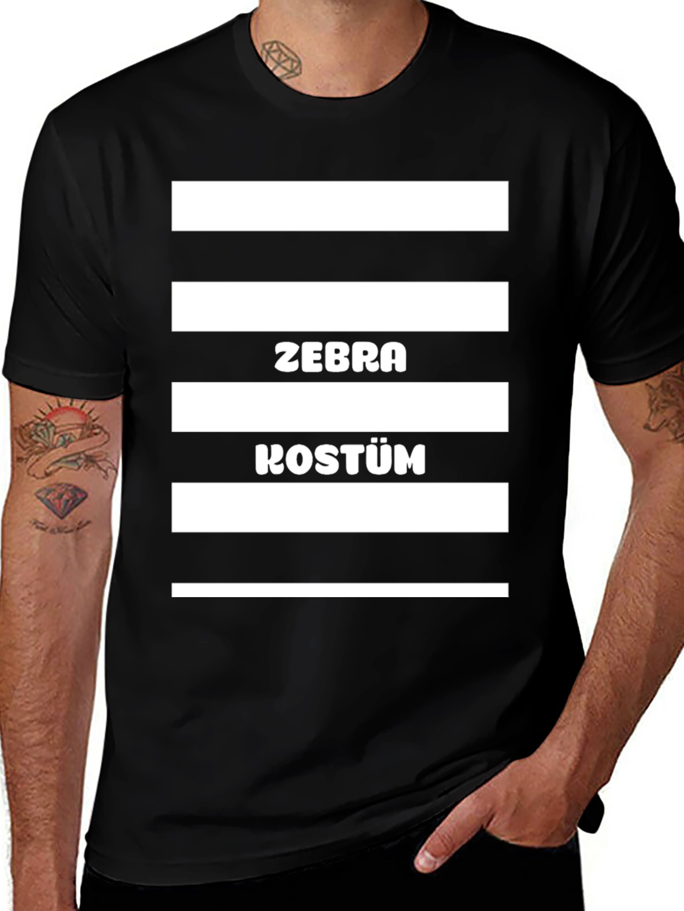 Zebra Kostum T-Shirt