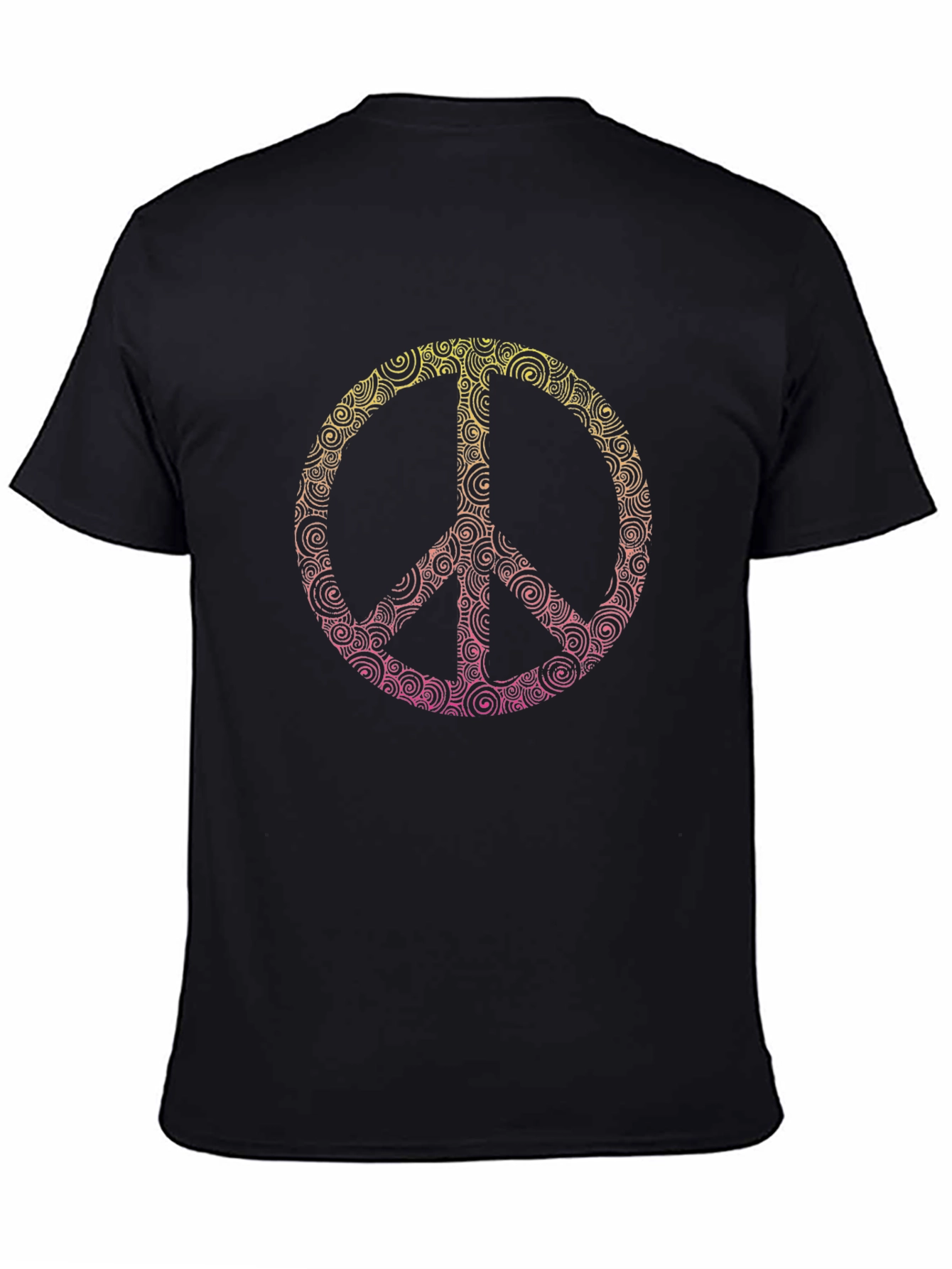Retro Peace Sign Graphic Tee - Stylish Comfort