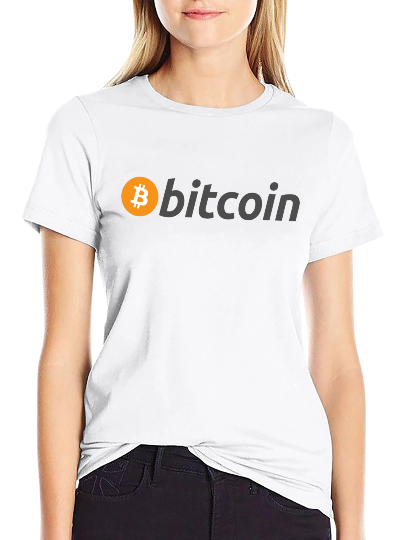 Bitcoin Logo Black T-Shirt