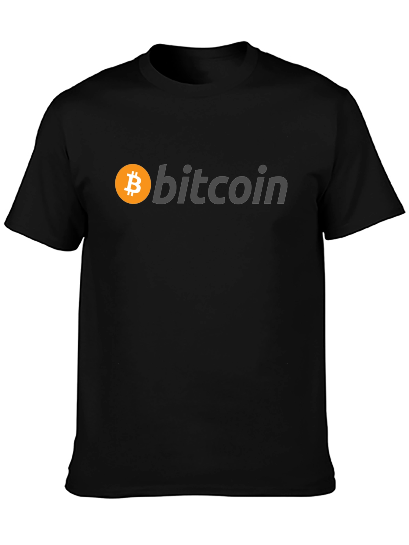 Bitcoin Logo Black T-Shirt