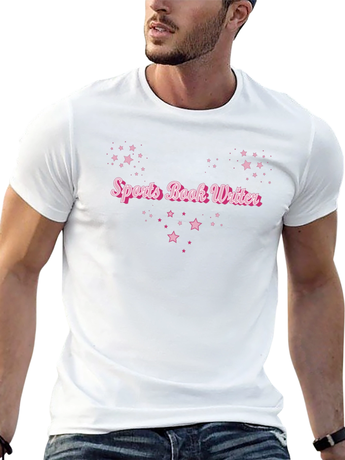 Sports Book Writer Starry Graphic Tee