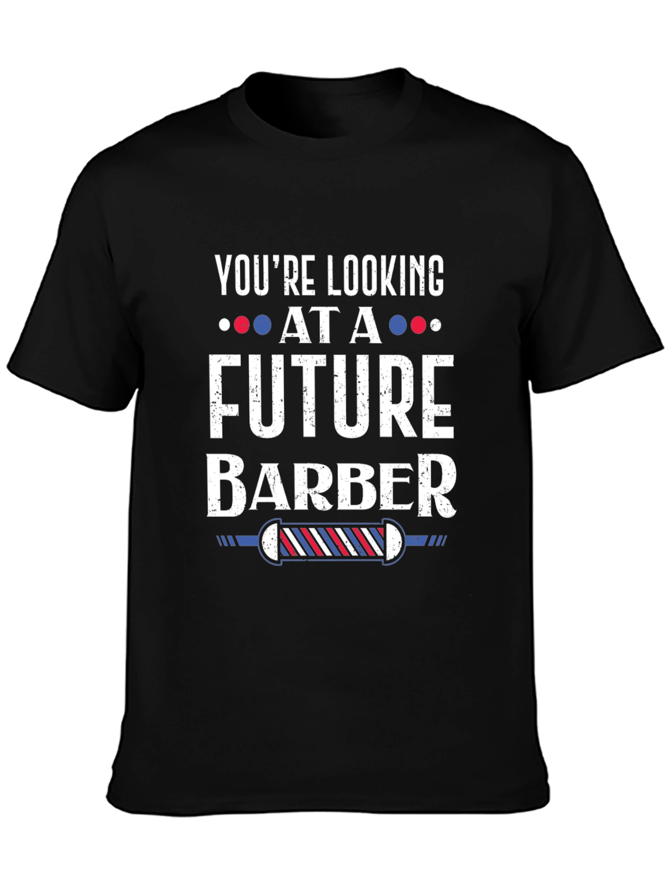 Future Barber Graphic Tee - Mens Black T-Shirt