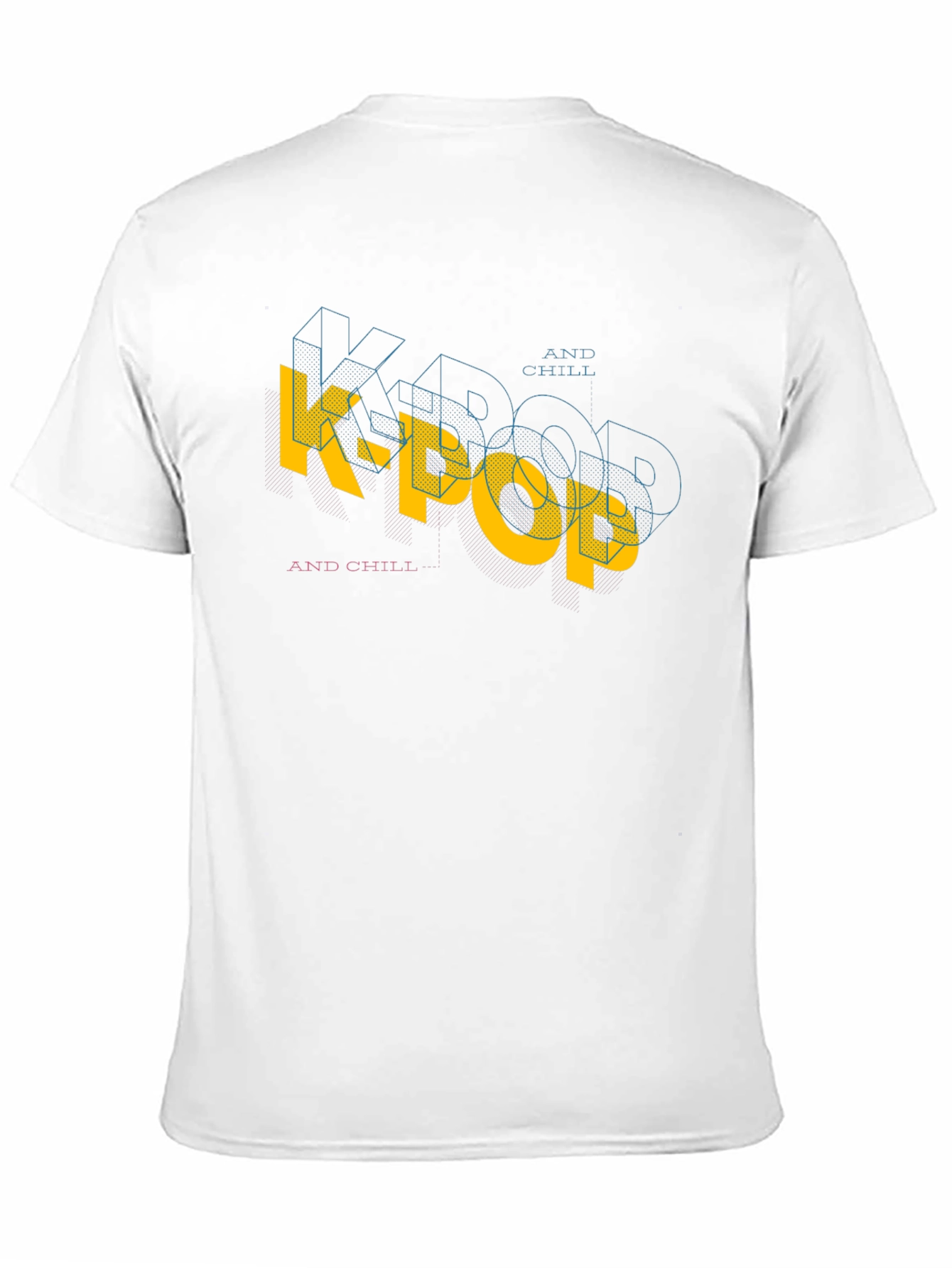 K-Pop and Chill Black Graphic Tee