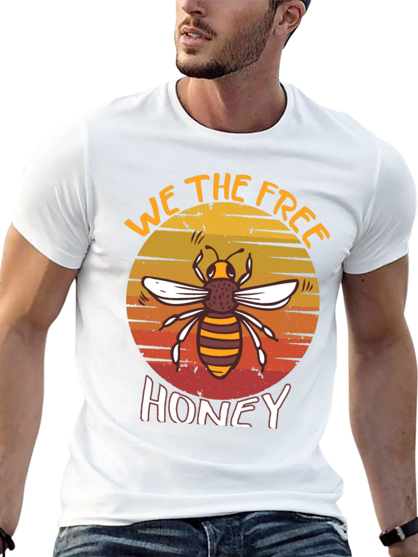 We the Free Honey Bee Graphic Tee