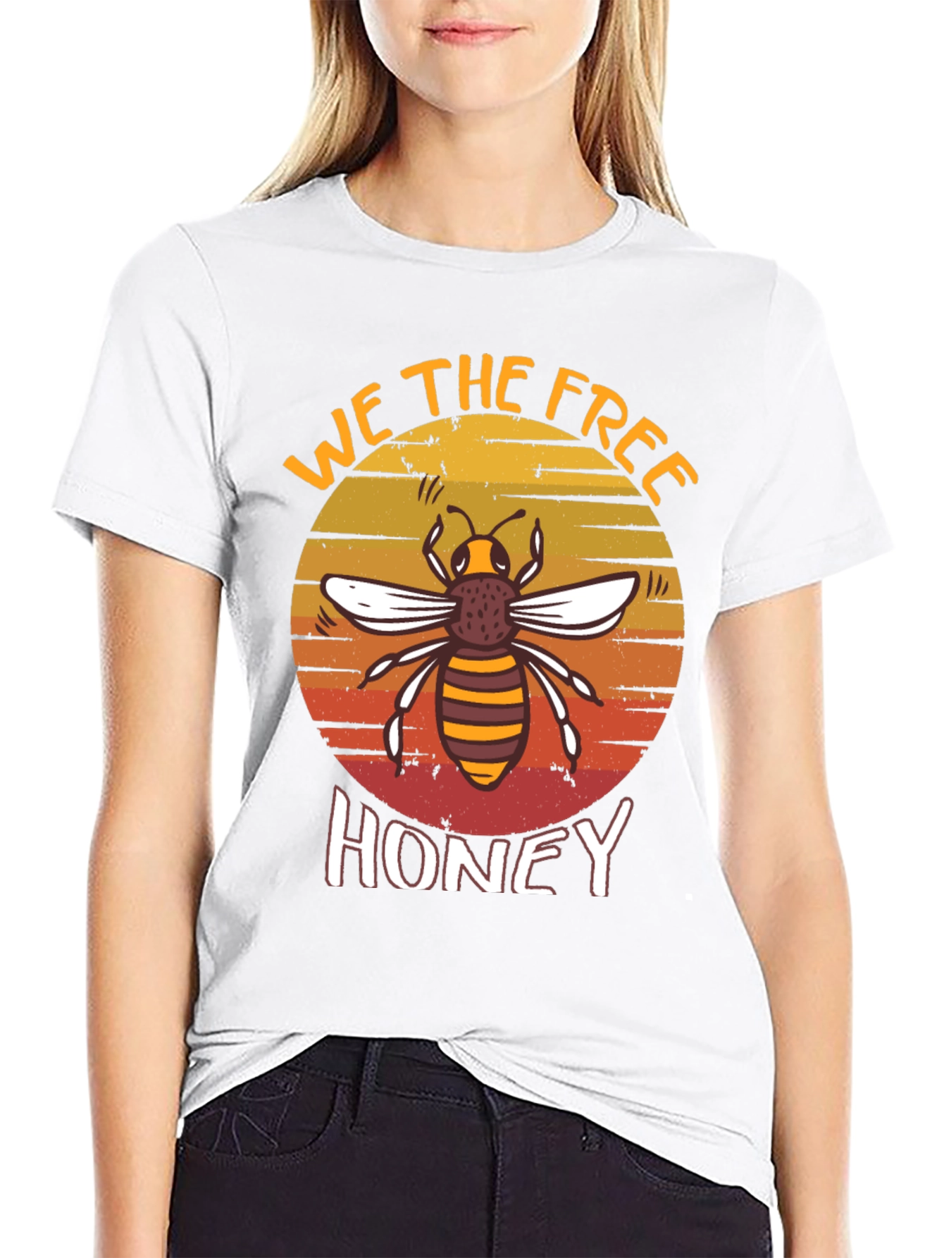 We the Free Honey Bee Graphic Tee