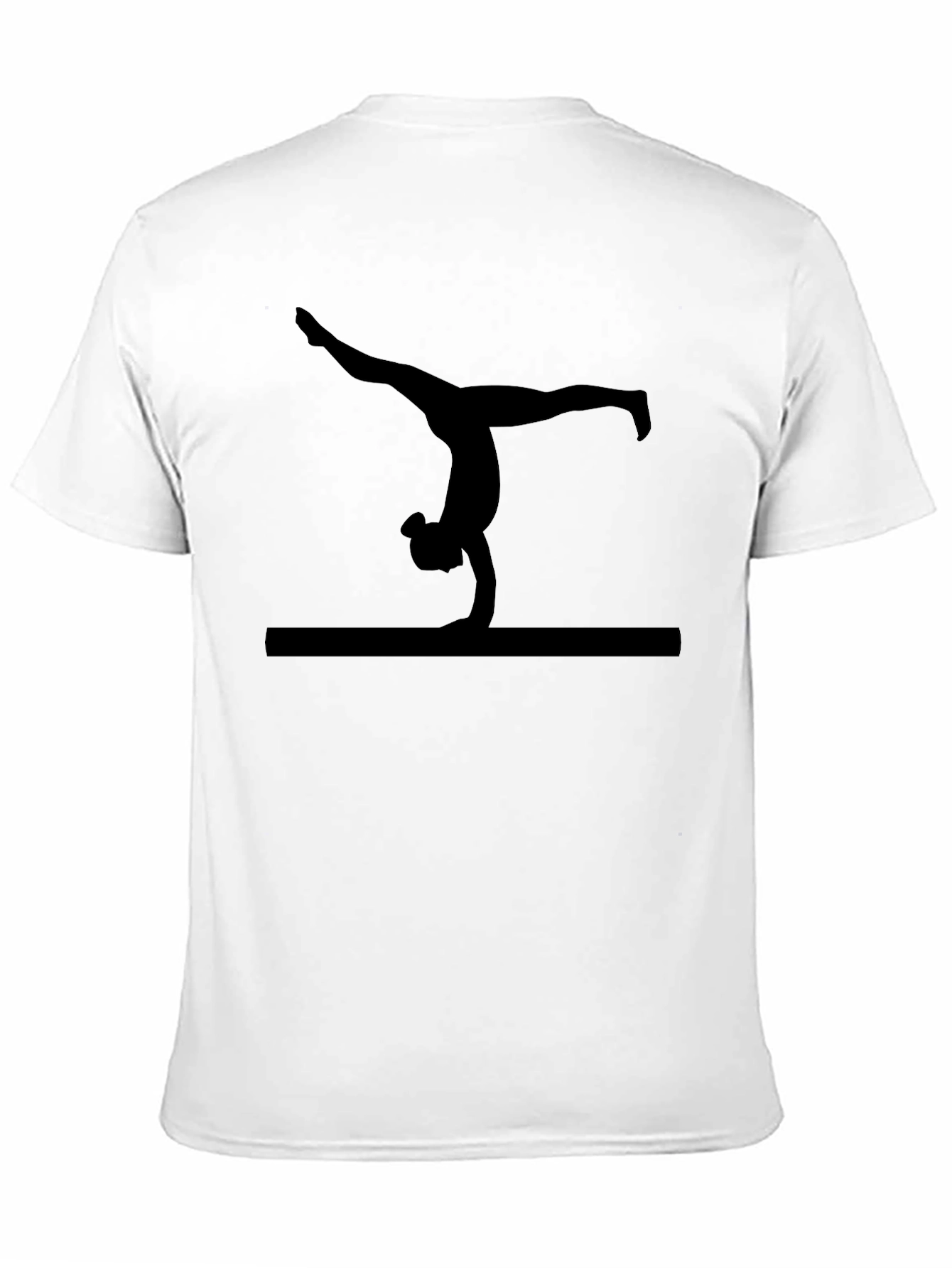 Gymnastics Silhouette Black T-Shirt