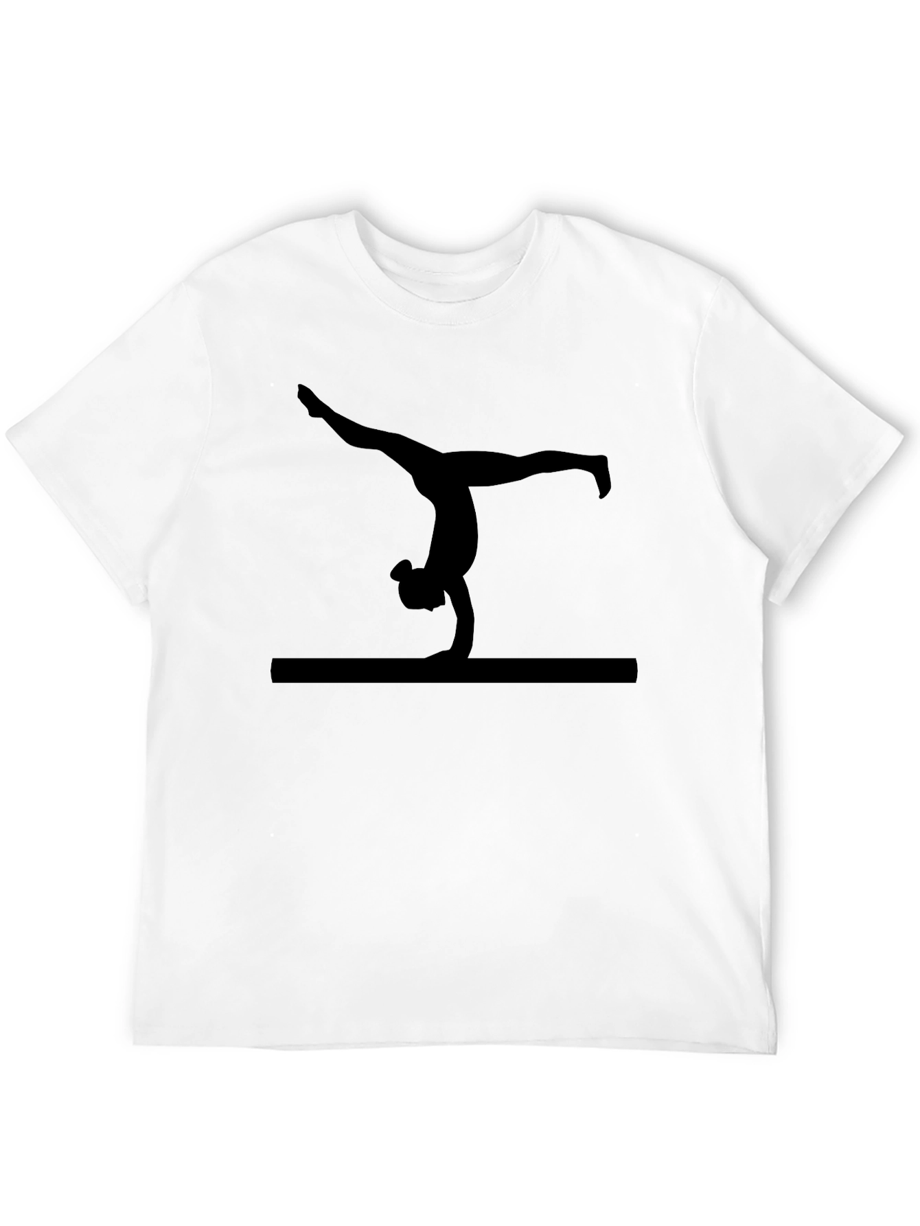 Gymnastics Silhouette Black T-Shirt