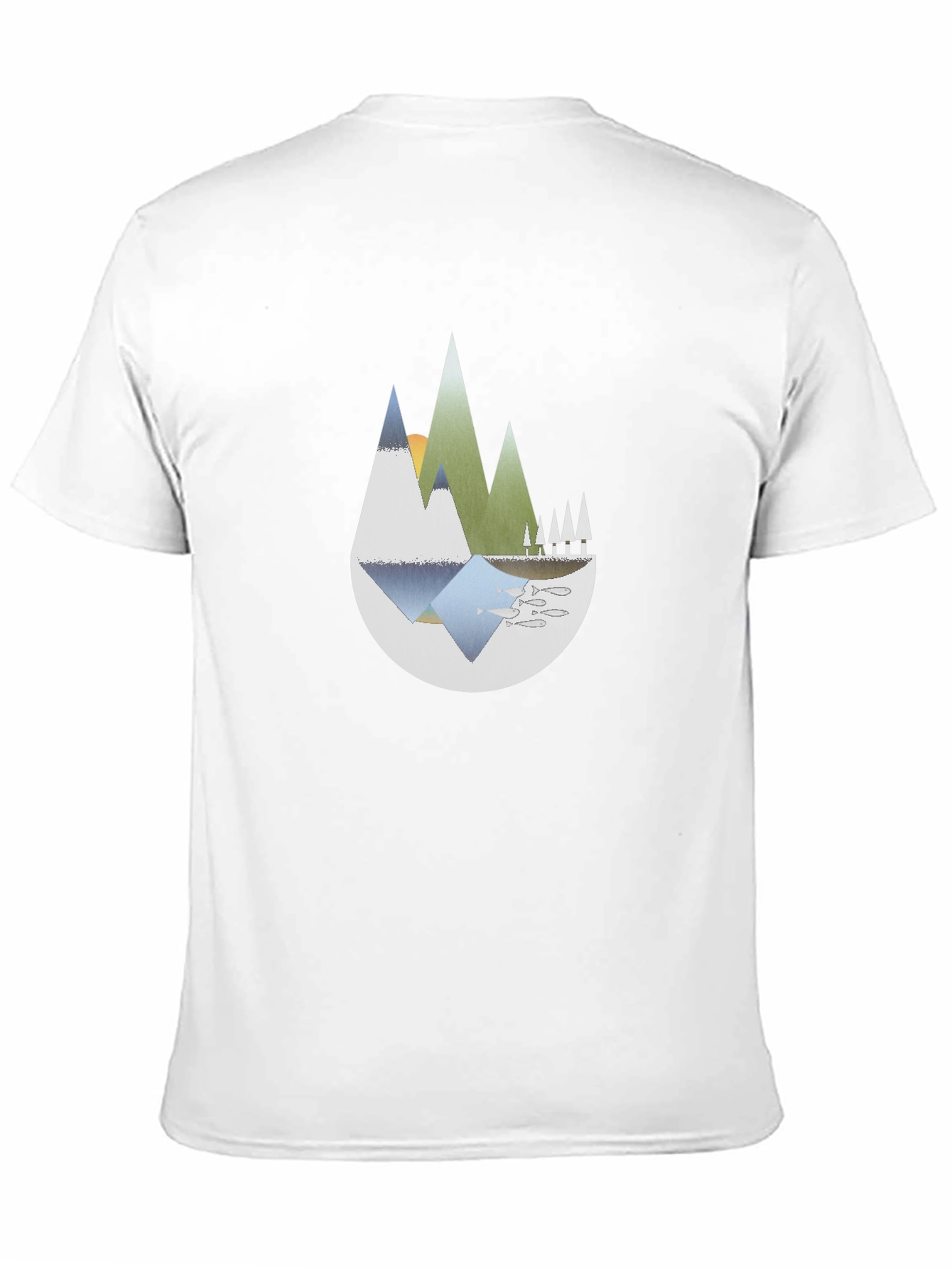 Mountain Graphic Black T-Shirt - Nature Inspired Tee