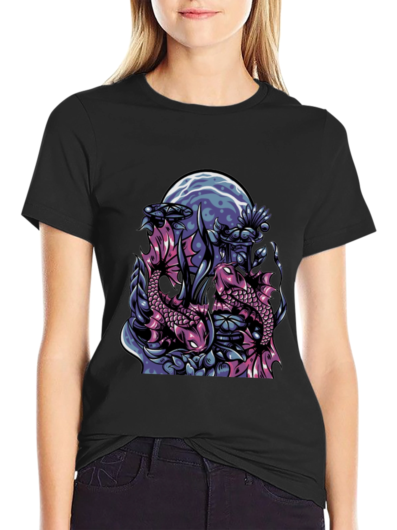 Koi Fish Graphic Tee - Unique Design