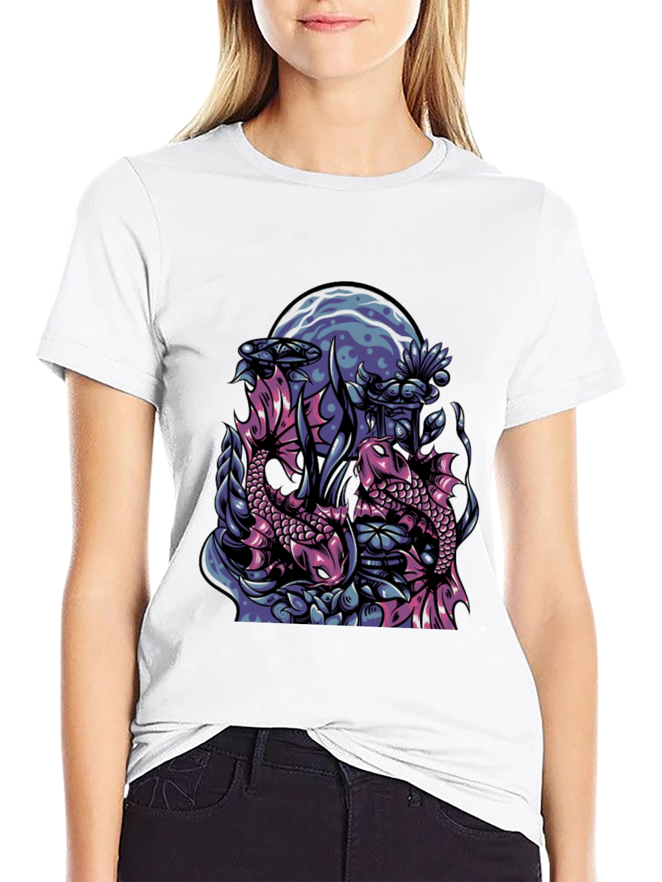 Koi Fish Graphic Tee - Unique Design