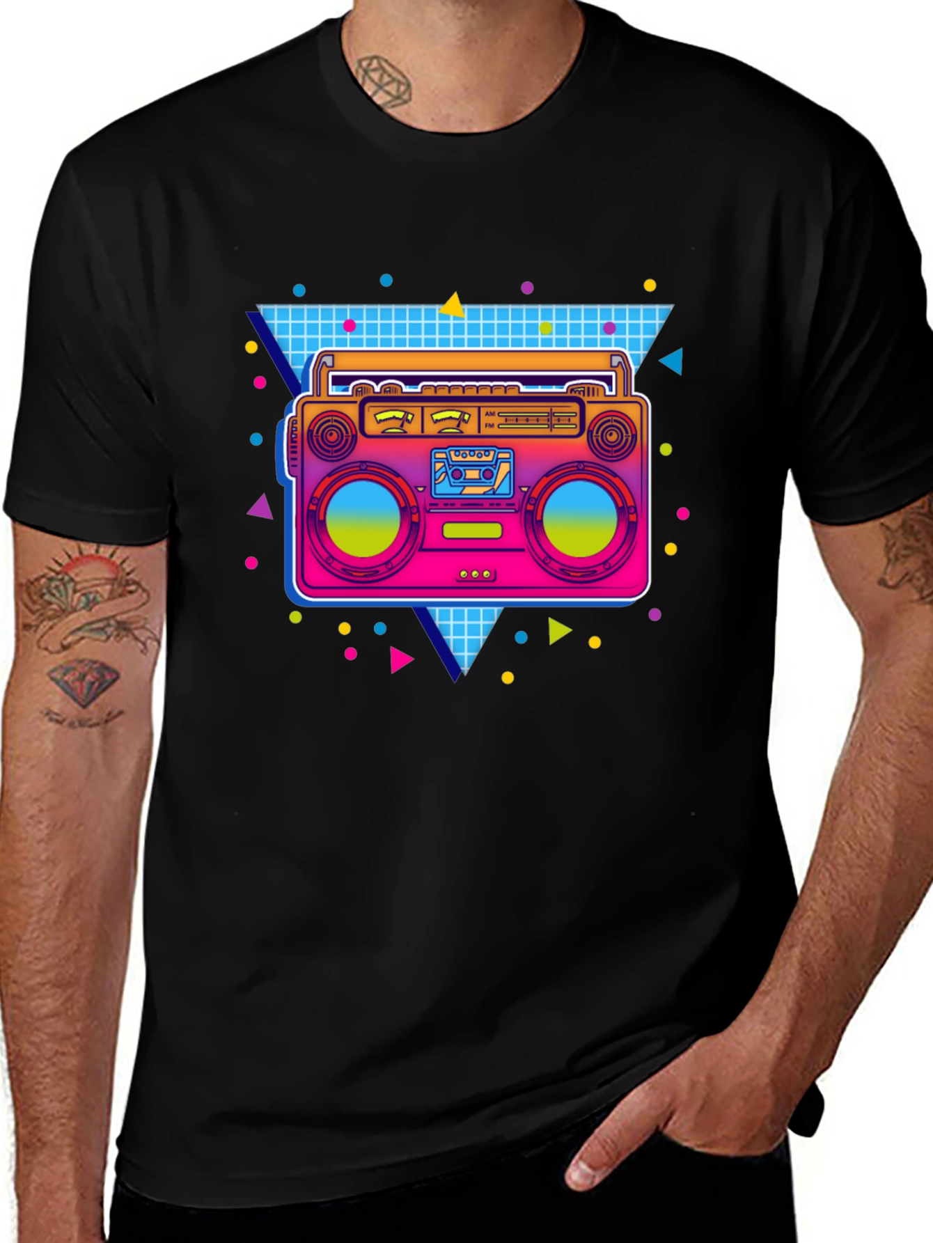 Retro 80s Boombox T-Shirt