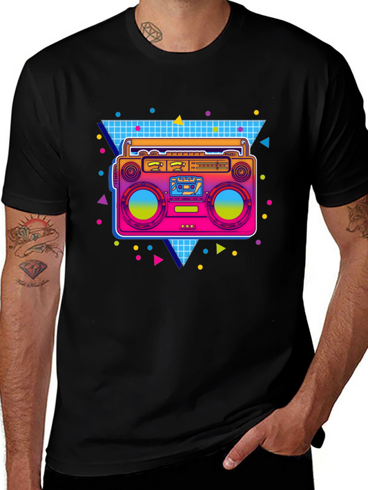 Retro 80s Boombox T-Shirt
