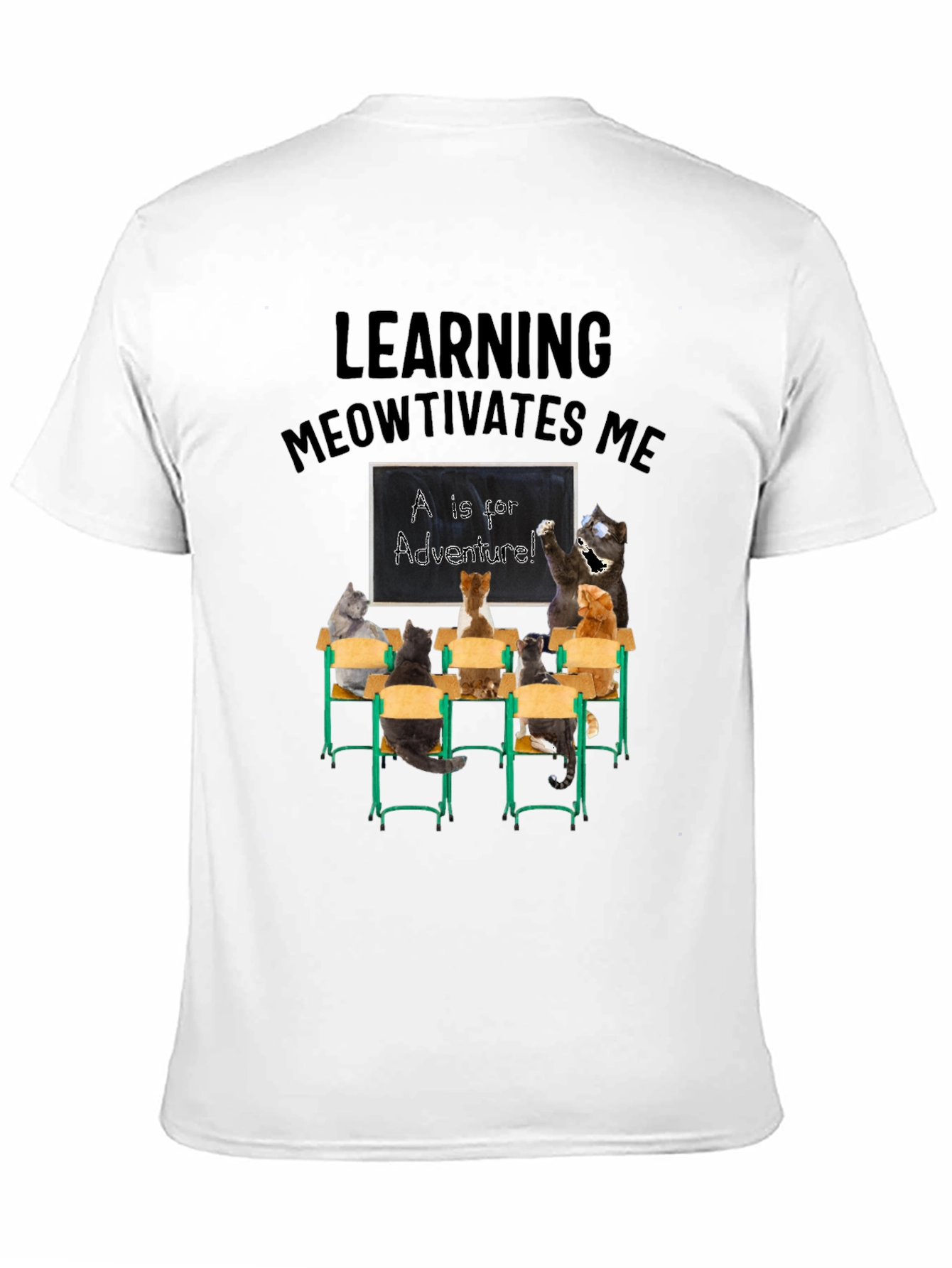 Learning Meowtivates Me T-Shirt