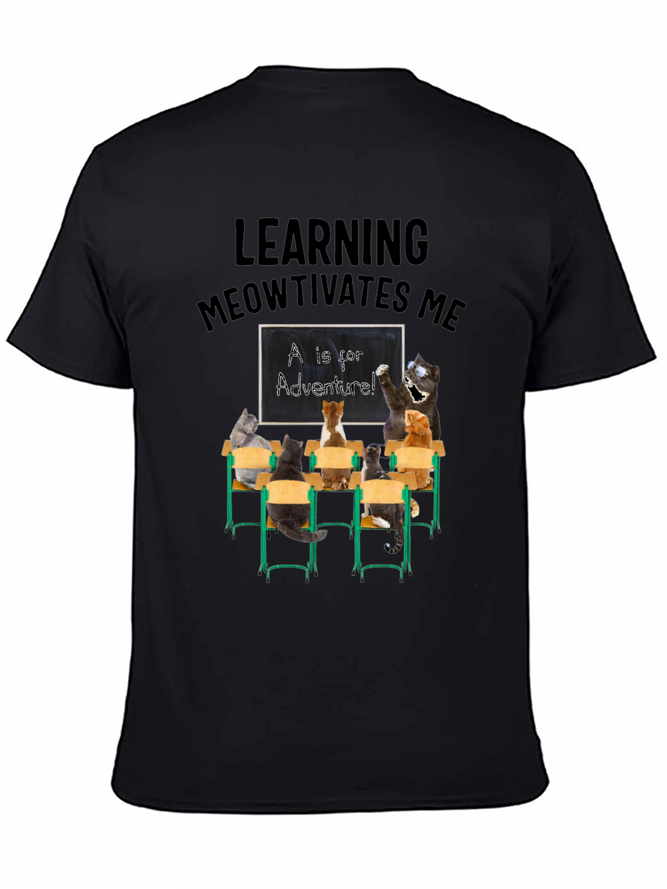 Learning Meowtivates Me T-Shirt