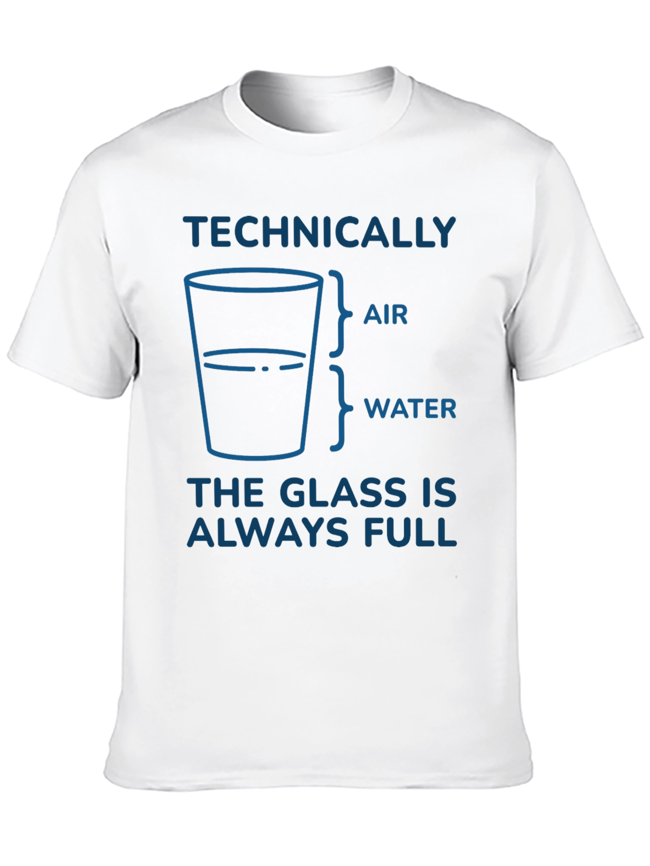 Technically Always Full Mens T-Shirt
