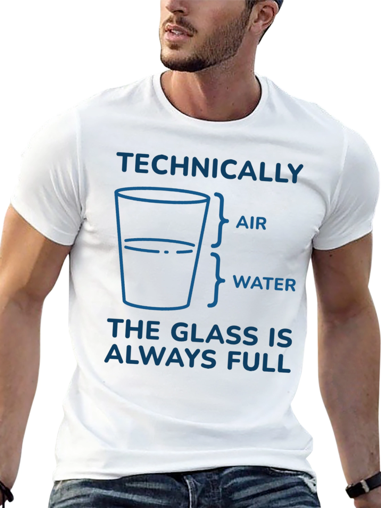 Technically Always Full Mens T-Shirt