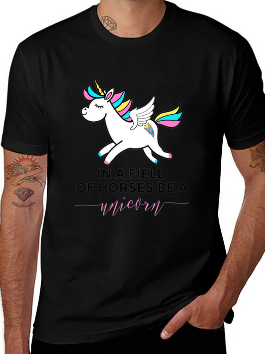 Be a Unicorn T-Shirt - Black