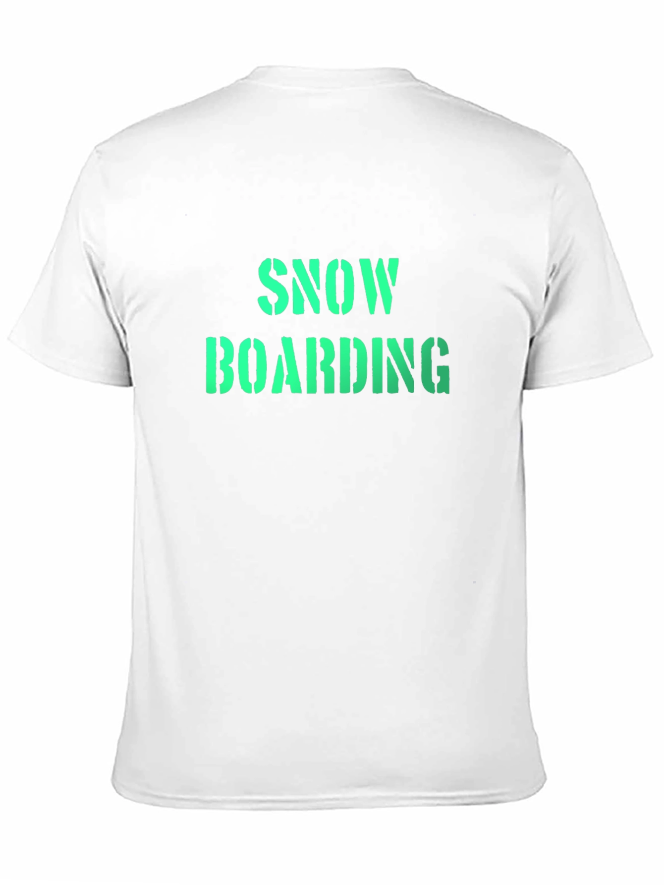 Snowboarding Graphic Black T-Shirt