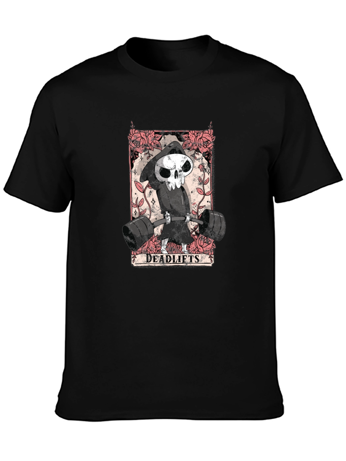 Grim Reaper Deadlifts Black T-Shirt