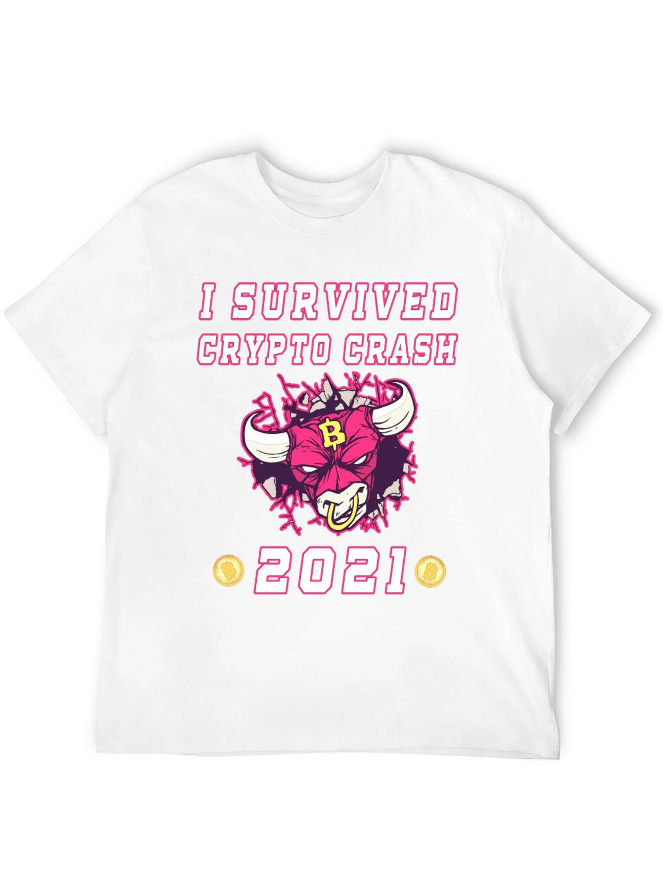 Crypto Crash Survivor 2021 Graphic T-Shirt