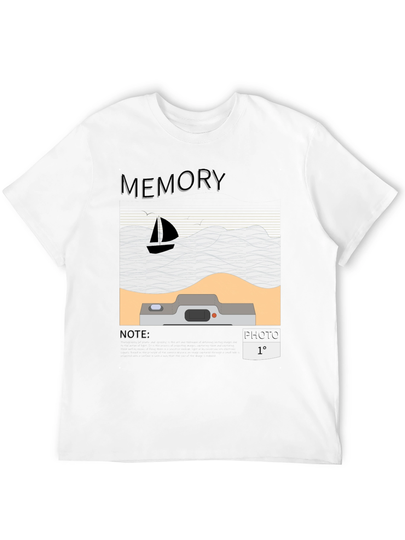 Memory Photo T-Shirt - Graphic Tee