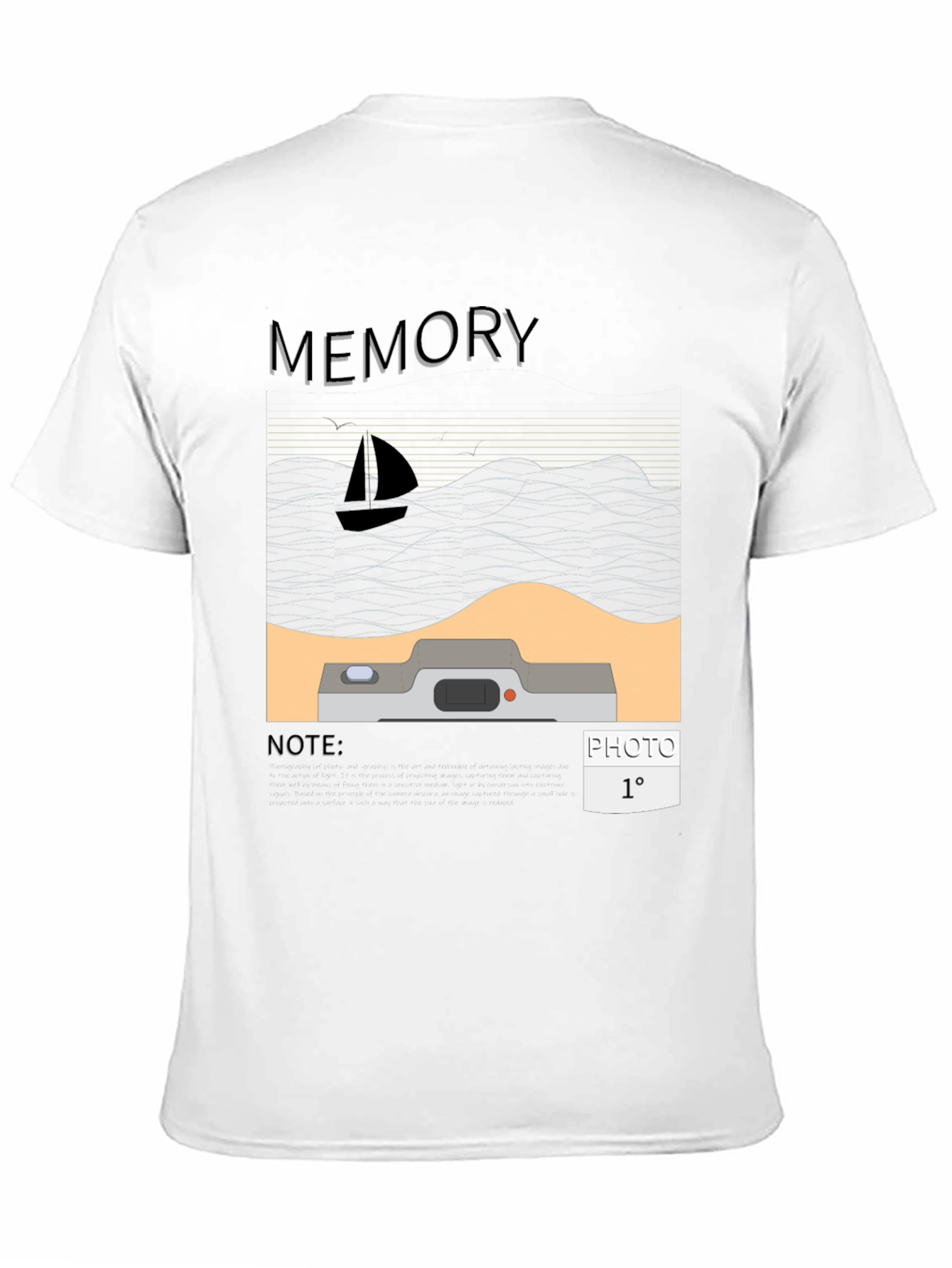 Memory Photo T-Shirt - Graphic Tee