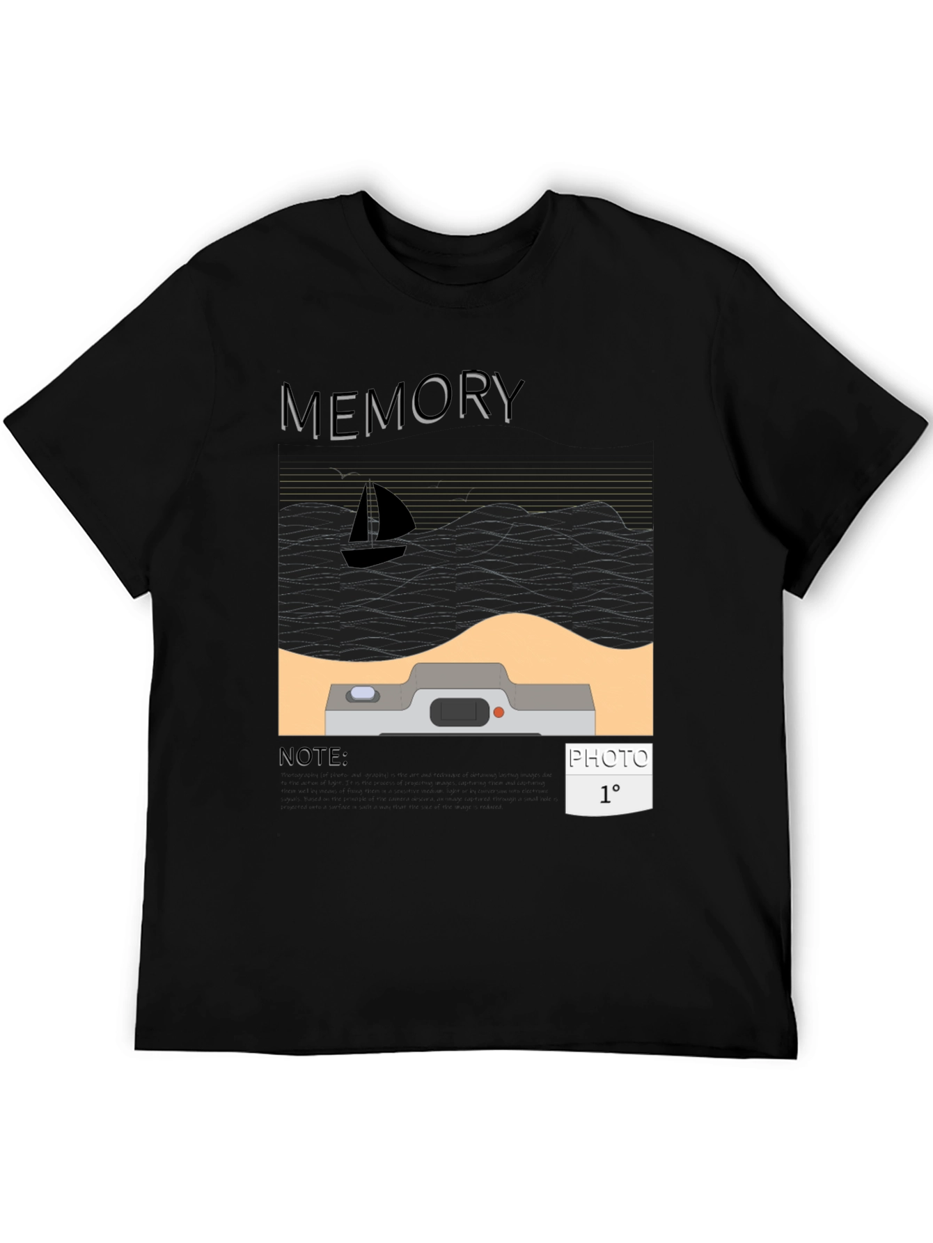 Memory Photo T-Shirt - Graphic Tee