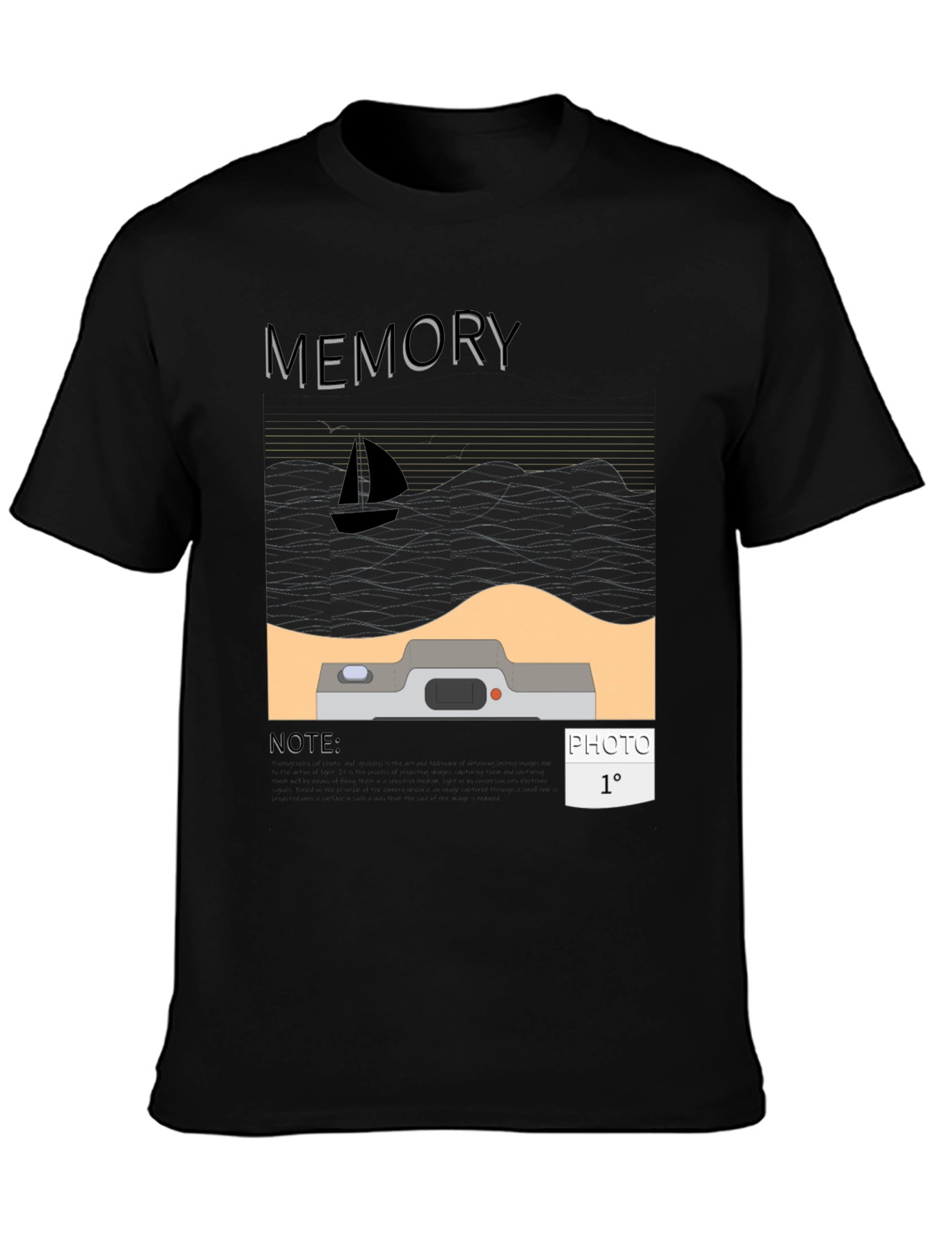 Memory Photo T-Shirt - Graphic Tee