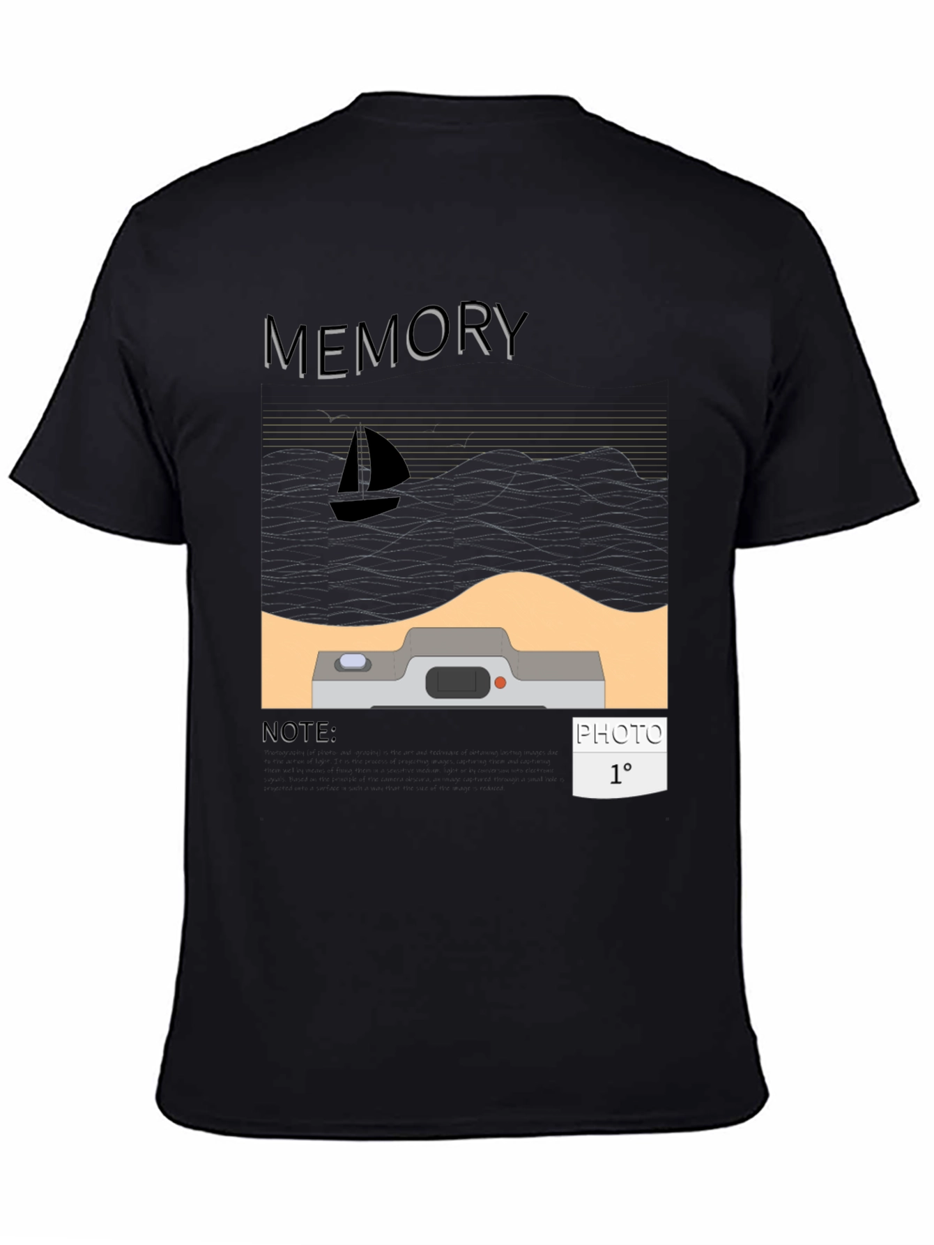 Memory Photo T-Shirt - Graphic Tee