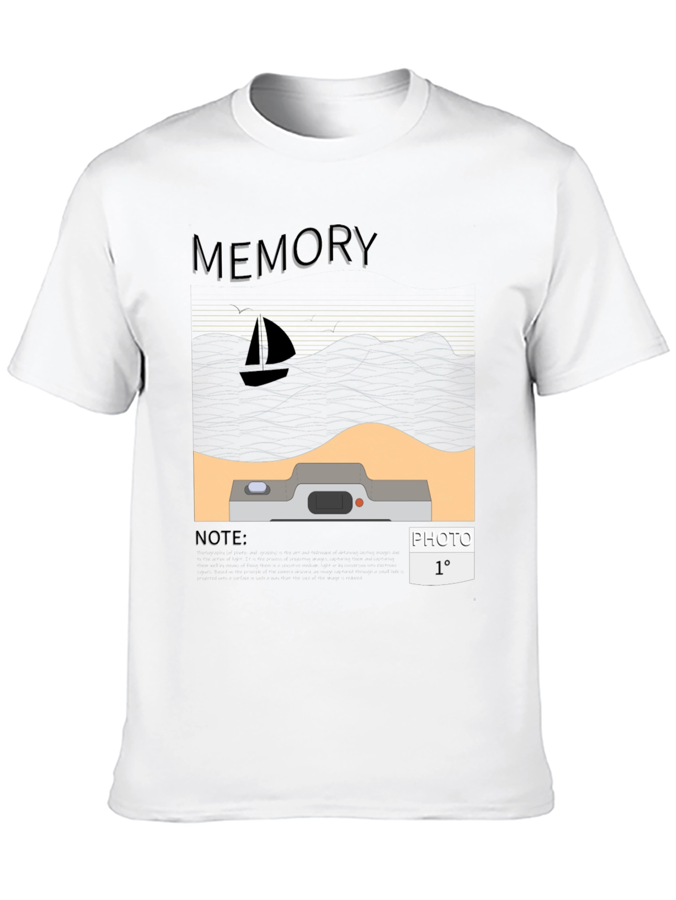 Memory Photo T-Shirt - Graphic Tee